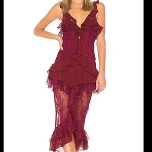 For Love & Lemons Daphne Lace Dress Size XS